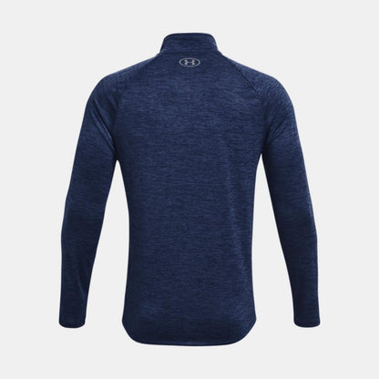 Under Armour Navy Tech Long Sleeve Zip Top