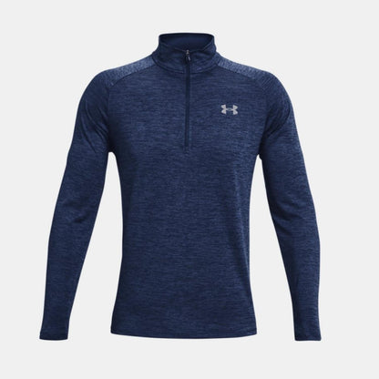 Under Armour Navy Tech Long Sleeve Zip Top