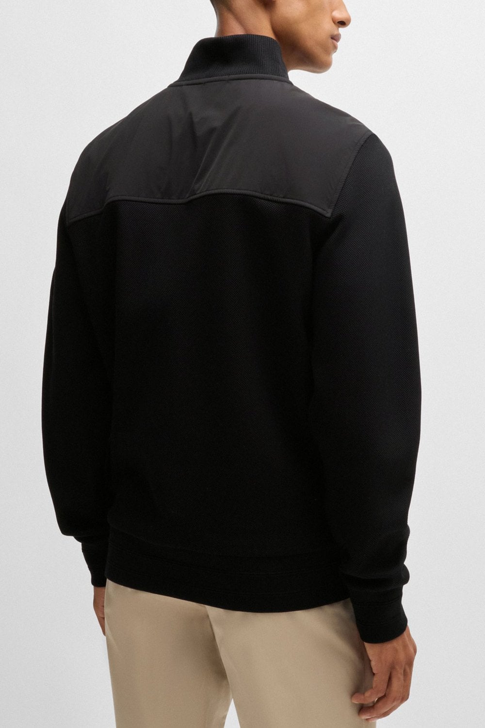 Hugo Boss H-Sydney Qtr zip Top Navy