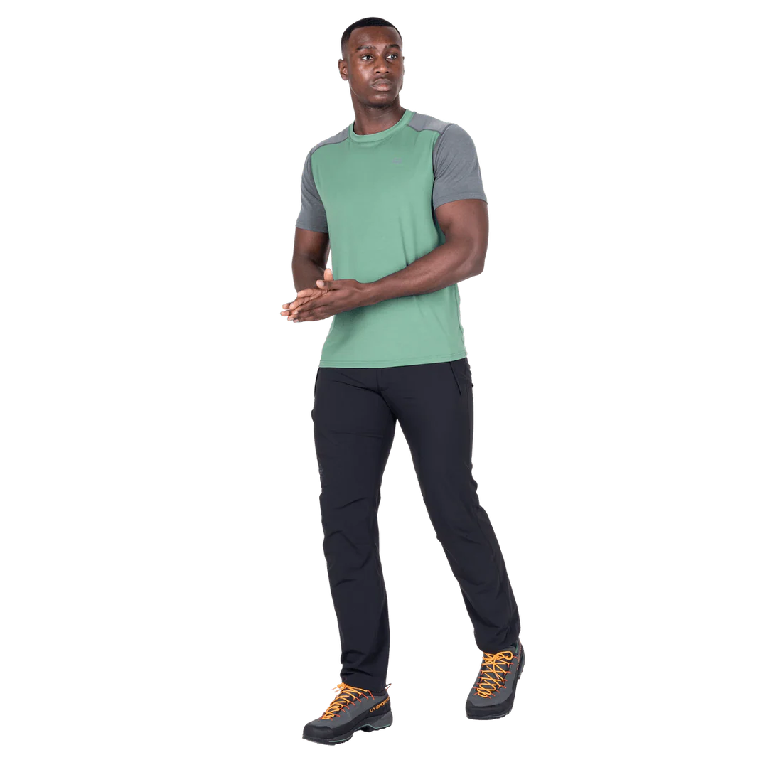 Mountain Equipment Headpoint Block Tee Shirt Saige-Flint
