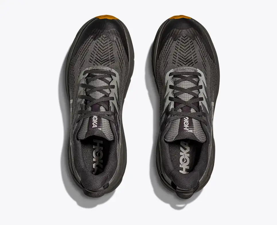 Hoka Challenger 8 GTX asphalt grey / varsity yellow