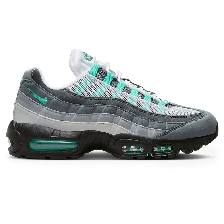 Nike Air Max 95 White/Hyper Turq-Iron Grey