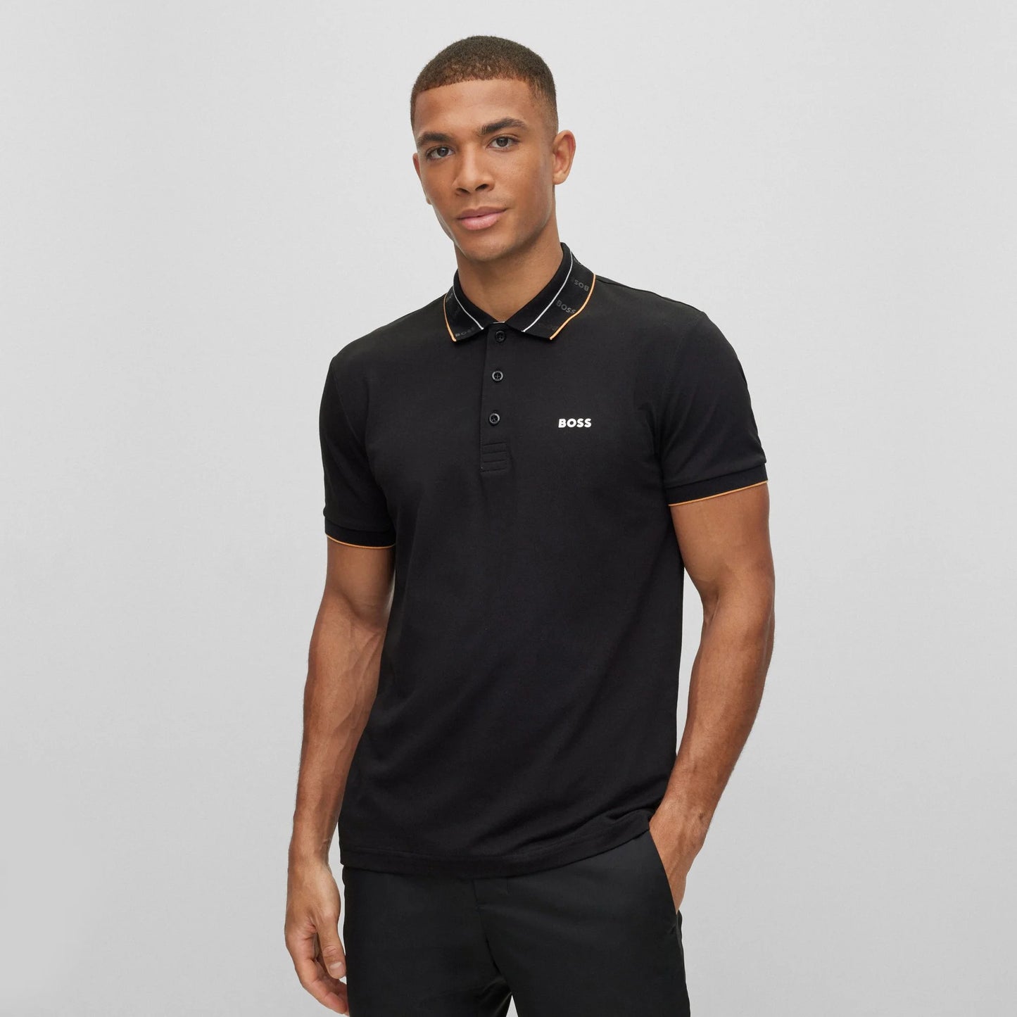 Hugo Boss Paule Pro Polo Shirt Black
