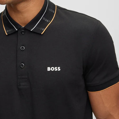 Hugo Boss Paule Pro Polo Shirt Black