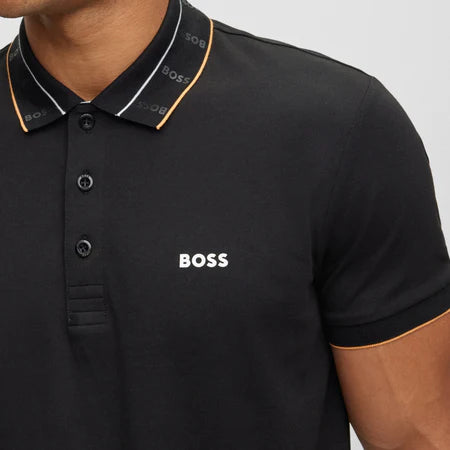 Hugo Boss Paule Pro Polo Shirt Black