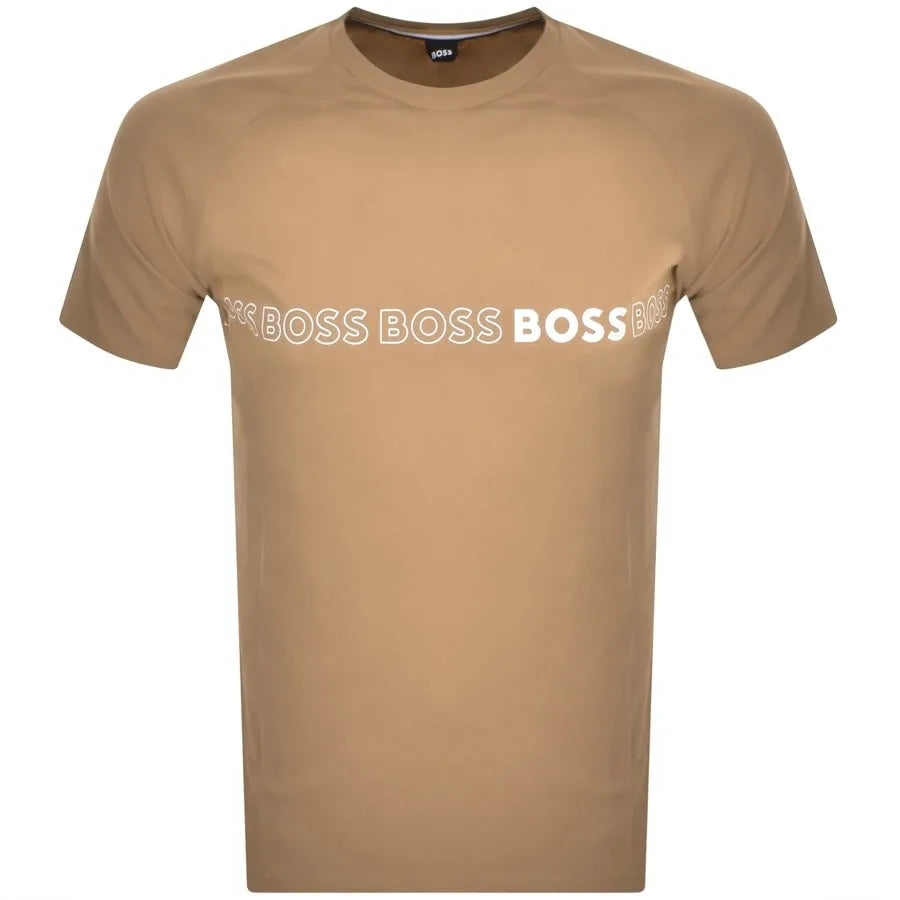 Hugo Boss RN Slim Fit Tee Shirt Beige