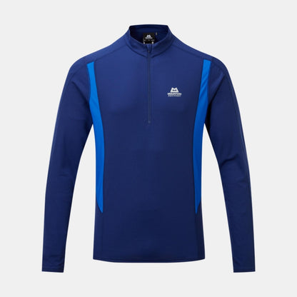 Mountain Equipment Navy Ignis Long Sleeve Zip Top