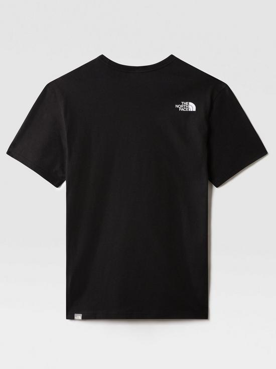 The North Face Mountain Line Tee Shirt Black