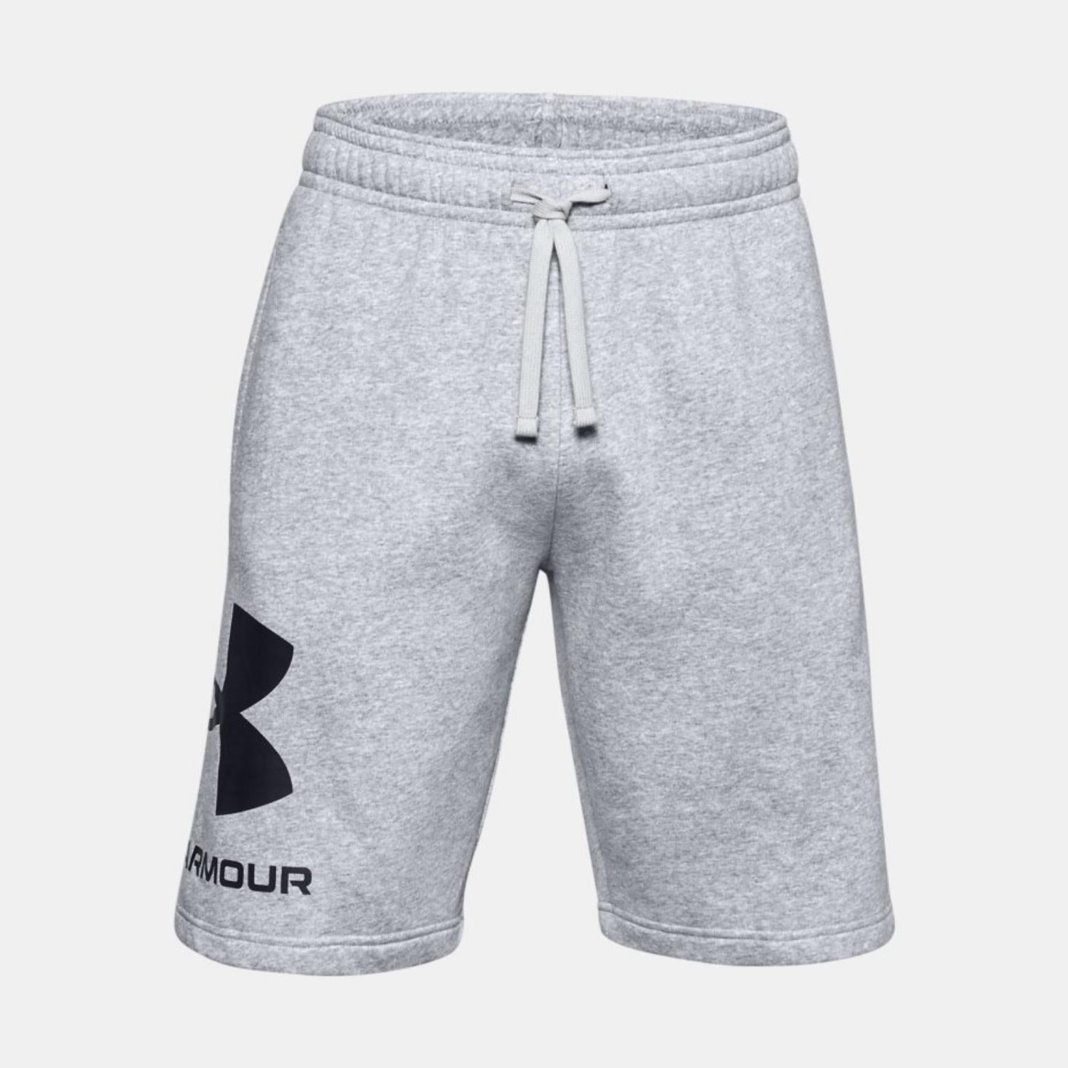 Under Armour Grey Rival Fleece Shorts – The Hype Store
