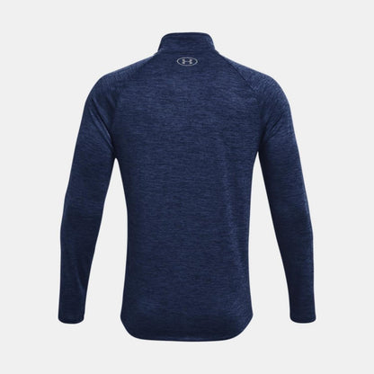 Under Armour Navy Tech Long Sleeve Zip Top
